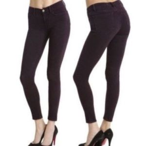 😎 J Brand Purple Noir Pencil Leg Jeans